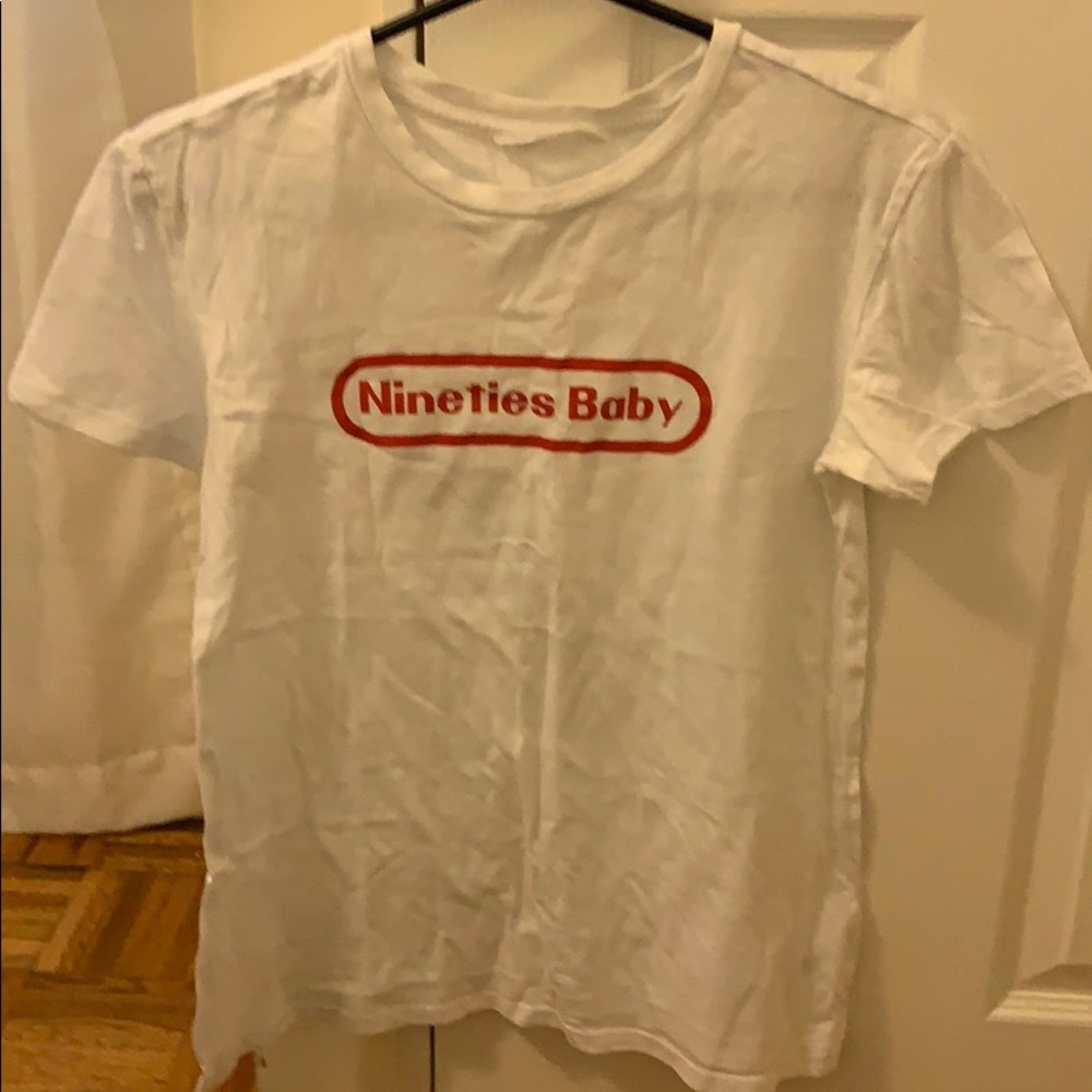 Small white casual top
